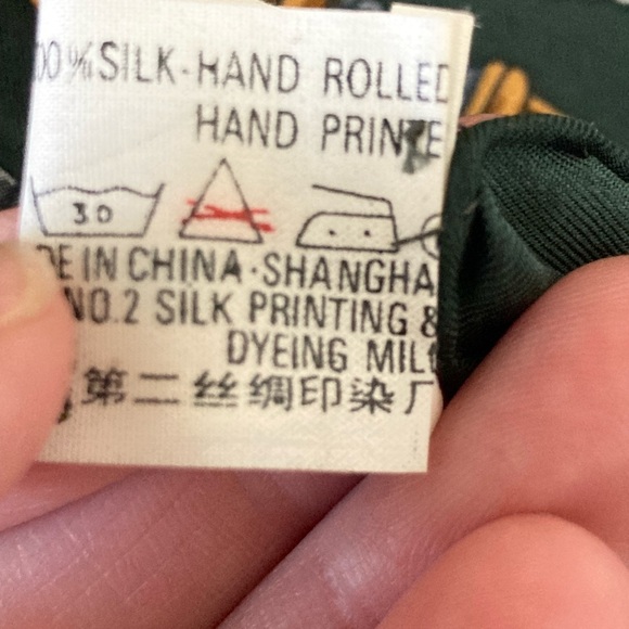 Vintage Golden Camel 34” Equestrian Style Silk Scarf Hand Rolled & Printed - Picture 4 of 7